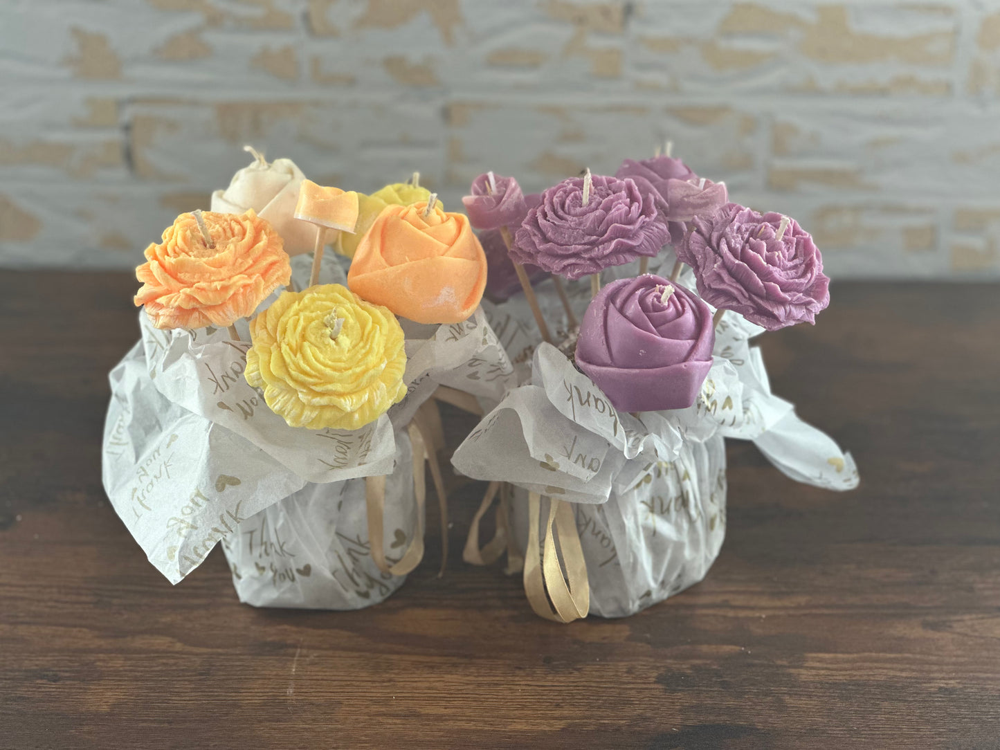 Petals of Love – Handbag Candle Bouquet