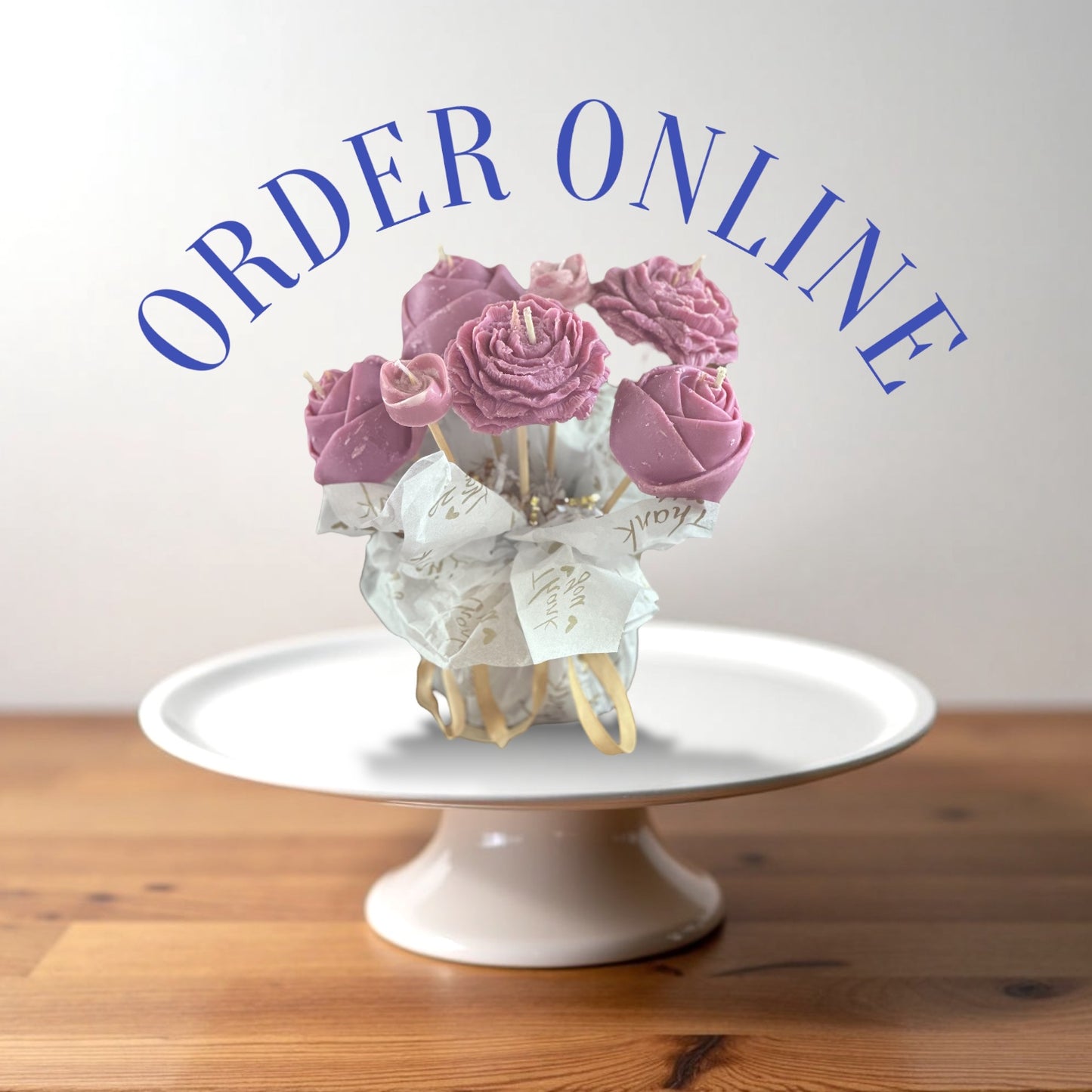 Petals of Love – Handbag Candle Bouquet