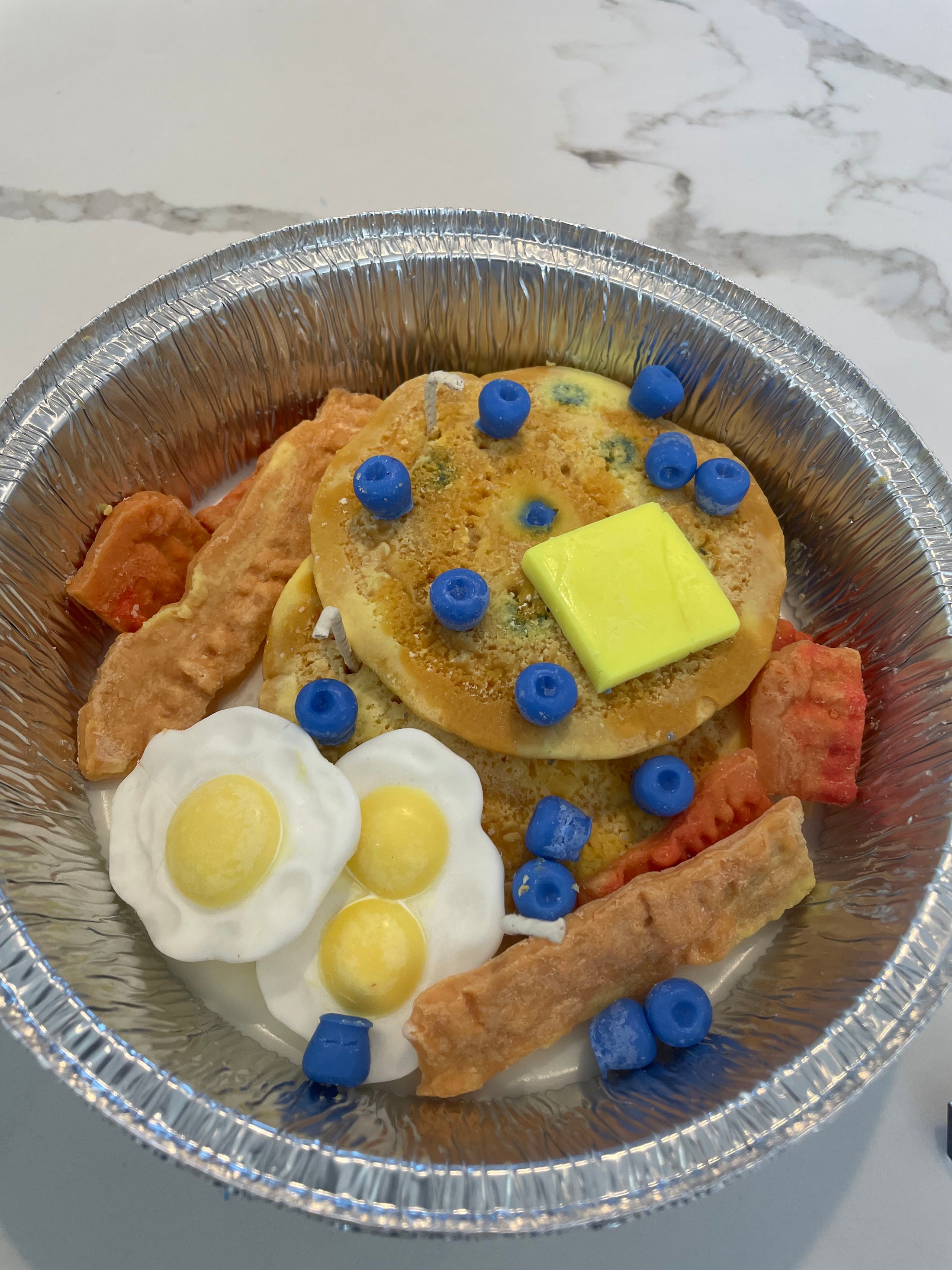 Blueberry Fluff Breakfast Platter