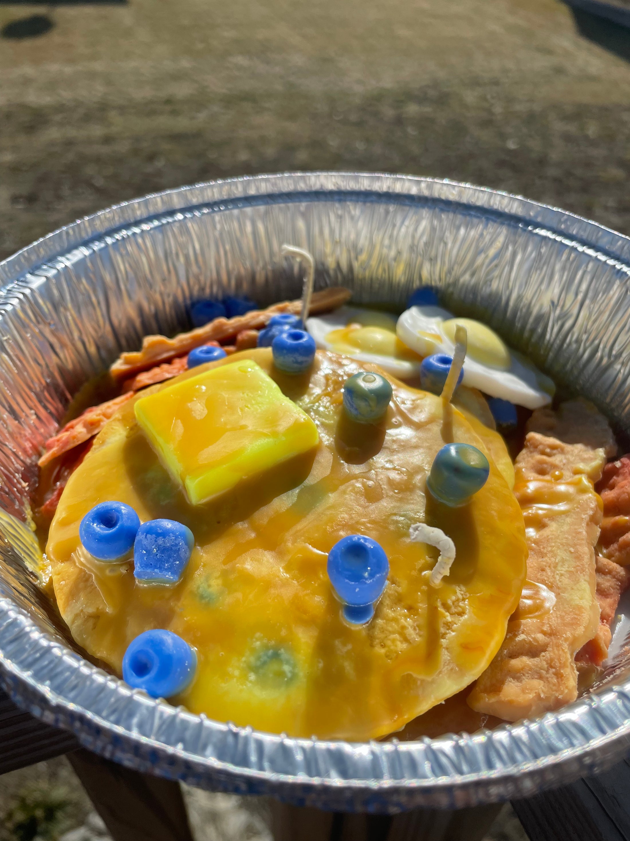 Blueberry Fluff Breakfast Platter